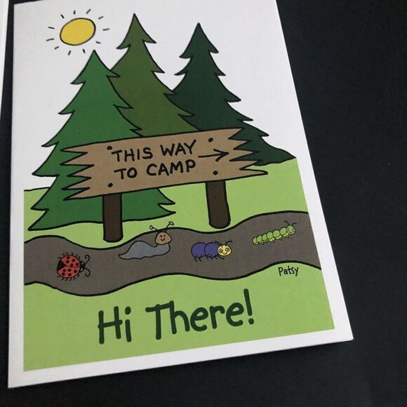 Patsy Card Shop Kamp Kids Sending Love 6 Cards + Envelopes With Envelopes New - Picture 11 of 12